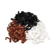 Lincoln Silicone Plaiting Bands - 500 Pack / White