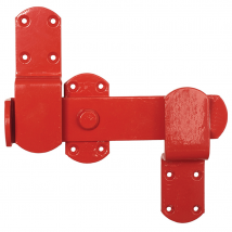 Perry Equestrian Kickover Stable Latches - Red