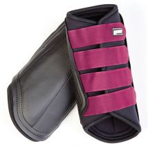 Roma Neoprene Brushing Boots - Black/Fuchsia / Cob