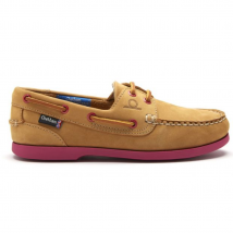 Chatham Pippa II G2 Leather Boat Shoes - Tan/Pink / UK 6