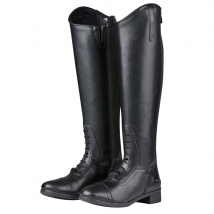Saxon Syntovia Tall Field Boots - Black / UK 4 / Regular/Regular