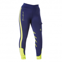 Firefoot Ripon Children's Reflective Breeches - Navy/Yellow / 20"