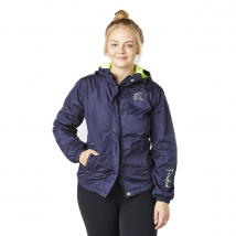Firefoot Basic Showerproof Ladies Jacket - Navy/Lime / S