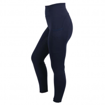 Woof Wear Ladies Full Seat Riding Tights - Navy / UK 16