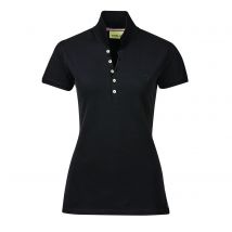 Dublin Lily Cap Sleeve Ladies Polo - Black / XL
