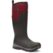 Muck Boot Women's Arctic Ice Tall Wellington Boots - Black/Red / UK 4