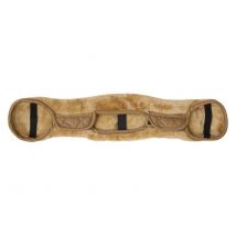 Imperial Riding Go Star Fur Girth Cover - Taupe / 75cm