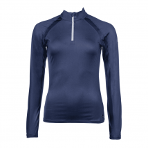 HKM Bloomsbury Long Sleeve Functional Shirt - Deep Blue / XL