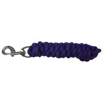 GS Equestrian Cotton Lead Rope - Purple