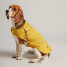 Joules Water Resistant Dog Coat - Mustard / S