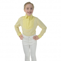 HyFASHION Children's Dedham Long Sleeved Tie Shirt - Yellow / S