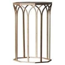 Canterbury Side Table - Antique Gold