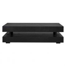 Oakura Blok H Coffee Table - Black