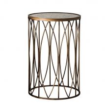 Highgate Side Table - Antique Gold