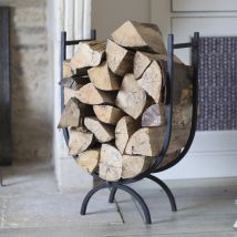 Garden Trading Large Log Holder in Wrought Iron | Outlet