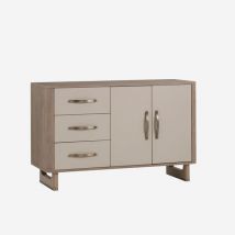 Andrew Martin Charlie 3 Drawer Sideboard Brown / Small