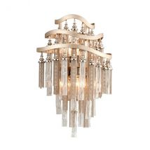 Chimera 2 Light Wall Sconce - Tranquility Silver Leaf