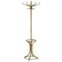 Kent Coatrack - Antique Brass Finish