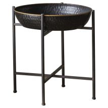 Wesley Hammered Basin Side Table