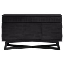 Boho Boutique 3 Door/2 Drawer Sideboard - Black