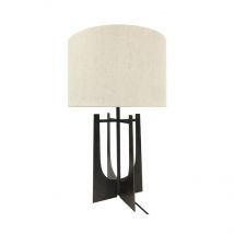 Glenthorpe Table Lamp - Hammered Iron