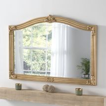 Aurora Arched Wall Mirror - Gold