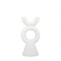 Gallery Interiors Kudos Candlestick in White