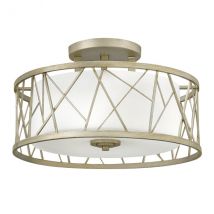 Nest 3 Light Ceiling Light - Silver Leaf