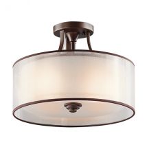 Lacey 3 Light Ceiling Light - Mission Bronze