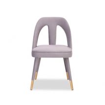 Pigalle Chair - Kaster Light Grey Velvet