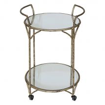 Mindy Brownes Danrich Drinks Trolley in Antique Gold