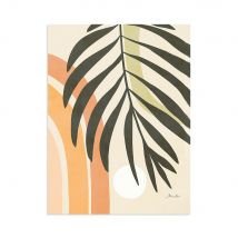 The Art Group Dominique Vari Earthy Tropical Foliage III Canvas / 40x50cm