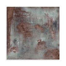 Soozy Barker Copper & Coal Canvas / 60x60cm