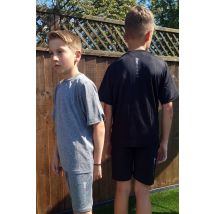 Picton Junior Activewear T-Shirt & Short Set - Grey