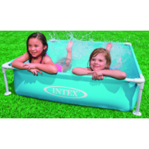 Intex PISCINA QUADRATA MINI FRAME cm. 122x122x30 h (lt. 342) col. Blu