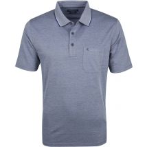 Casa Moda Polo Marine Mélangé Bleu foncé Bleu taille 3XL