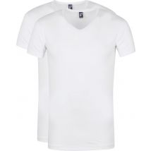 Alan Red T-Shirt Oklahoma Stretch (Lot de 2)   Blanc taille S
