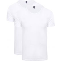 Alan Red James Col Rond Large (lot de 2) Blanc taille L
