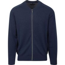 Casa Moda Cardigan Zippé Marine Bleu foncé Bleu taille L