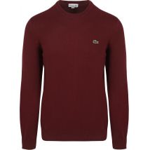 Lacoste Pull Bordeaux Rouge taille M