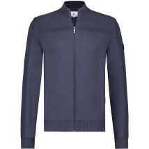 State Of Art Cardigan Zip Marine Bleu Bleu foncé taille L