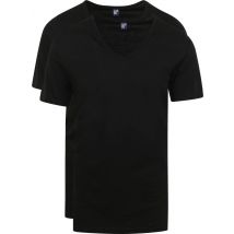 Alan Red T-Shirt Dean Col-V (Lot de 2) Noir taille XL