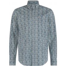 State of Art Chemise Impression Swirls Multicoloré Vert taille M