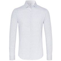 Desoto Chemise Kent Imprimé Graphique Blanc taille XXL