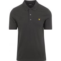 Lyle and Scott Polo Plain Gris Anthracite taille L