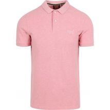 Superdry Poloshirt Classique Melange Rose taille XL