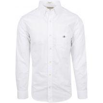 Gant Chemise Casual Poplin Blanc taille 5XL