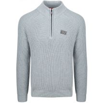 NZA Pull Drake Demi-Zip Clair Bleu clair Bleu taille XXL