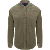 NZA Chemise Omar Fine Corduroy Olive Vert taille 3XL