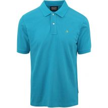 Scotch and Soda Polo Piqué Bleu Turquoise taille M